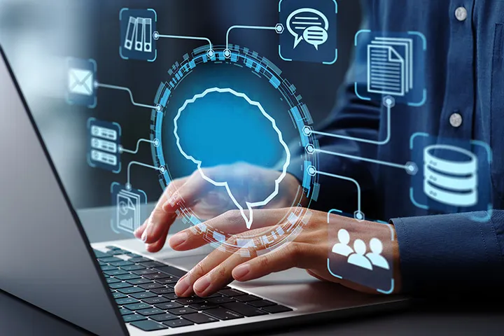 Small UK business team using bespoke software to manage and grow their company efficiently